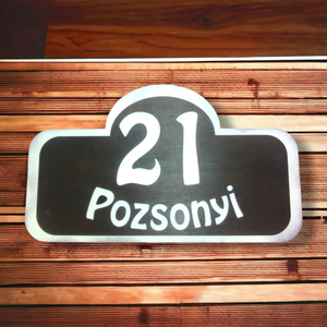 Utcanévtábla, házszámtábla, utcanév tábla, házszám tábla - otthon & életmód - ház & kert - házszám - Meska.hu