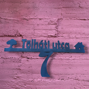 Utcanévtábla, házszámtábla, utcanév tábla, házszám tábla - otthon & életmód - ház & kert - házszám - Meska.hu
