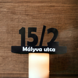 Utcanévtábla, házszámtábla, utcanév tábla, házszám tábla - otthon & életmód - ház & kert - házszám - Meska.hu