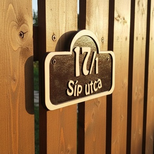 Utcanévtábla, házszámtábla, utcanév tábla, házszám tábla - otthon & életmód - ház & kert - házszám - Meska.hu