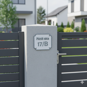 Utcanévtábla, házszámtábla, utcanév tábla, házszám tábla - otthon & életmód - ház & kert - házszám - Meska.hu
