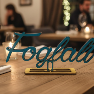 'Foglalt' tábla talppal fából, Otthon & Életmód, Dekoráció, Fali és függő dekoráció, Felirat, Famegmunkálás, MESKA
