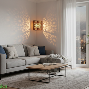 Marokkói mintás saroklámpa, hangulatvilágítás - otthon & életmód - lámpa - fali & mennyezeti lámpa - Meska.hu