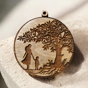 Az Élet Fája � Anya és Gyermeke Kézműves Fa Medál - Meska.hu