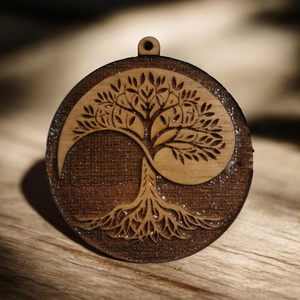 Belső Egyensúly � Jin-Jang Élet Fája Kézműves Fa Medál - Meska.hu