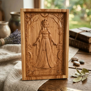 Főpapnő relif, a tarot kártya Főpapnő alakja-Lélek-Erő - Meska.hu