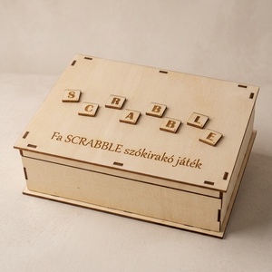 Fa SCRABBLE szókirakó játék - játék & sport - készségfejlesztő és logikai játék - logikai játékok - Meska.hu