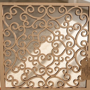 Pergola natur, térelválasztó elem, ablakdísz, falidísz, lámpabúra 40x40 cm - otthon & életmód - dekoráció - ajtó- és ablak dekoráció - ablakdísz - Meska.hu