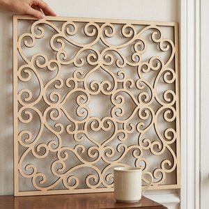 Pergola natur, térelválasztó elem, ablakdísz, falidísz, lámpabúra 40x40 cm - otthon & életmód - dekoráció - ajtó- és ablak dekoráció - ablakdísz - Meska.hu