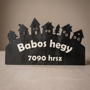 Utcanévtábla, házszámtábla, utcanév tábla, házszám tábla - otthon & életmód - ház & kert - házszám - Meska.hu
