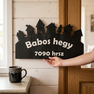 Utcanévtábla, házszámtábla, utcanév tábla, házszám tábla - otthon & életmód - ház & kert - házszám - Meska.hu