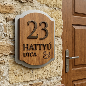 Utcanévtábla, házszámtábla, utcanév tábla, házszám tábla - Meska.hu