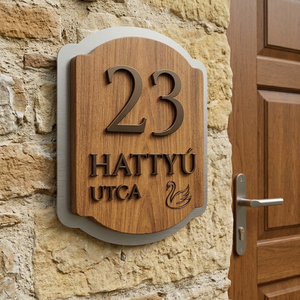 Utcanévtábla, házszámtábla, utcanév tábla, házszám tábla - otthon & életmód - ház & kert - házszám - Meska.hu