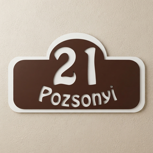 Utcanévtábla, házszámtábla, utcanév tábla, házszám tábla - Meska.hu