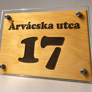 Utcanévtábla, házszámtábla, utcanév tábla, házszám tábla - otthon & életmód - ház & kert - házszám - Meska.hu
