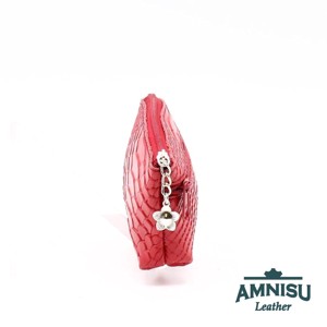 Piros kígyómintás kettő cipzáras kulcstartó B5007 - táska & tok - kulcstartó & táskadísz - kulcstartó - Meska.hu