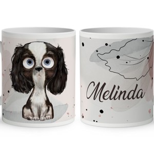 Kérd a Neveddel - Figyelek Rád - Kutya mintás bögre, Otthon & Életmód, Konyhafelszerelés, tálalás, Tálalás, Bögre & Csésze, , MESKA