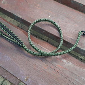 Paracord póráz ajándék kulcstartóval - otthon & életmód - kisállatoknak - kutyáknak - kutya nyakörv, póráz szett - Meska.hu
