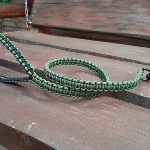 Paracord póráz ajándék kulcstartóval - otthon & életmód - kisállatoknak - kutyáknak - kutya nyakörv, póráz szett - Meska.hu