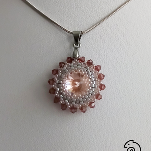 Vintage Rose and Marsala fülbevaló és nyaklánc - ékszer - ékszerszett - Meska.hu