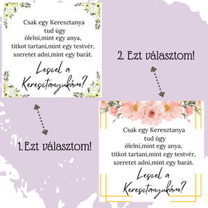 Keresztanya felkérő ékszer szett - ékszer - ékszerszett - Meska.hu