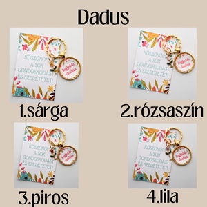 Tanár,óvónéni,dadus ballagási kis tulipános kulcstartó - táska & tok - kulcstartó & táskadísz - kulcstartó - Meska.hu