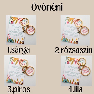 Tanár,óvónéni,dadus ballagási kis tulipános kulcstartó - táska & tok - kulcstartó & táskadísz - kulcstartó - Meska.hu