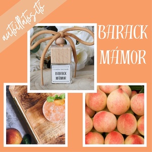 Barack mámor autóparfüm (gyümölcsös), Otthon & Életmód, Gyertya, illat, aroma, Párologtató, Kozmetikum készítés, MESKA