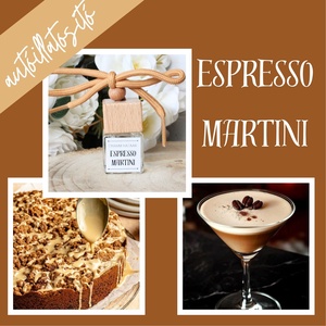 Espresso martini autóparfüm (édes,fűszeres) - Meska.hu