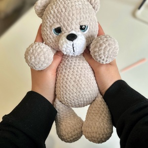 Teddy plüss alvós maci. - Meska.hu