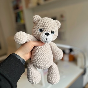 Teddy plüss alvós maci. - játék & sport - plüssállat & játékfigura - maci - Meska.hu