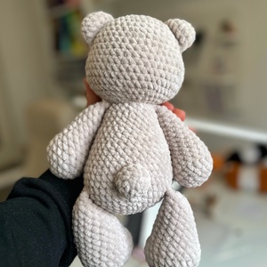 Teddy plüss alvós maci. - játék & sport - plüssállat & játékfigura - maci - Meska.hu