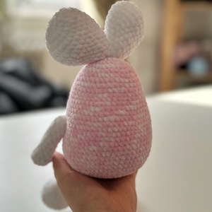 Húsvéti nyuszi tojás, önállóan ül. - játék & sport - plüssállat & játékfigura - nyuszi - Meska.hu