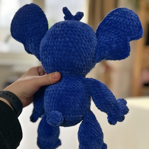 Nagy és puha Stitch plüss játék. - játék & sport - plüssállat & játékfigura - plüss mesefigurák - Meska.hu