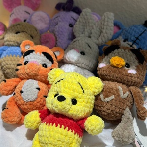 Micimackó és barátai, Játék & Sport, Plüssállat & Játékfigura, Plüss mesefigurák, Horgolás, MESKA