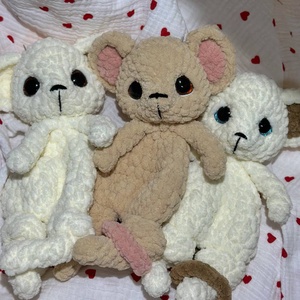 Alvós Kis Sivatagi Róka/Egérke  - játék & sport - plüssállat & játékfigura - egér - Meska.hu