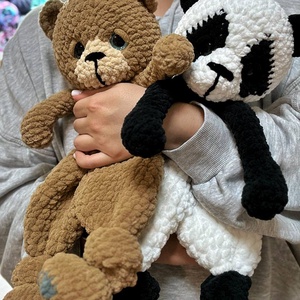 Nagy Alvós Mackó/Panda - játék & sport - plüssállat & játékfigura - maci - Meska.hu