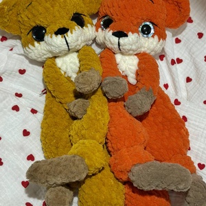 Alvós Kis Róka - játék & sport - plüssállat & játékfigura - róka - Meska.hu