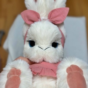 Kézzel varrott nyuszi � puha plüss játék - játék & sport - plüssállat & játékfigura - nyuszi - Meska.hu