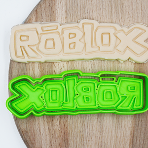Roblox Felirat Logó Sütikiszúró Gamer Sütemény Nyomó Süti Forma Játékosoknak Mobil Játék, Otthon & Életmód, Konyhafelszerelés, tálalás, Sütés, főzés, Sütikiszúró, , MESKA