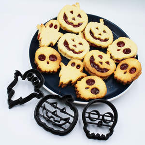  Halloween Linzer Kiszúró Készlet 6 db-os, Otthon & Életmód, Dekoráció, Halloween, Halloweeni sütikiszúrók, , MESKA