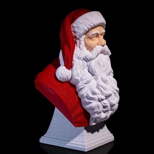 Mikulás Mellszobor Karácsonyi Díszlet - karácsony - karácsonyi lakásdekoráció - karácsonyi lakásdíszek - Meska.hu