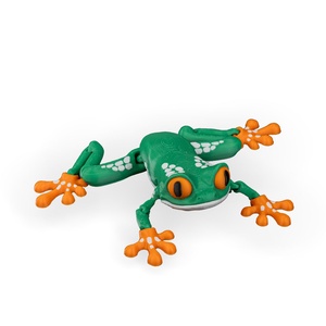 Reed, a vörösszemű levelibéka  Egyedi 3D nyomtatott mozgatható figura és dekoráció, Játék & Sport, Plüssállat & Játékfigura, Béka, , MESKA