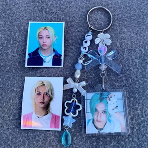 Stray Kids Leeknow kulcstartó és ID photocard (lomo) - táska & tok - kulcstartó & táskadísz - kulcstartó - Meska.hu