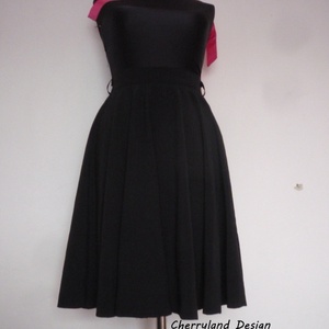 Cherryland Design Fekete Nehézselyem szoknya., Ruha & Divat, Női ruha, Szoknya, Varrás, MESKA