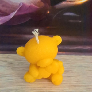 méhviasz gyertya (maci szívvel) - Meska.hu