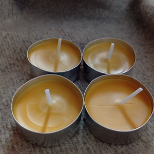 Méhviasz teamécses  - otthon & életmód - gyertya, illat, aroma - aromalámpa - Meska.hu