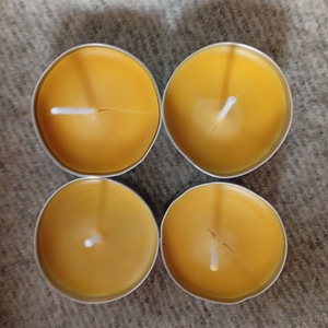 Méhviasz teamécses  - otthon & életmód - gyertya, illat, aroma - aromalámpa - Meska.hu