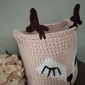 Özikés horgolt tárolókosár - otthon & életmód - tárolás & rendszerezés - tárolókosár - Meska.hu