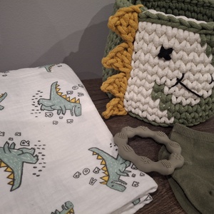 Babalátogató ajándék szett, Baba - mama, Babalátogató ajándékcsomag, Horgolás, Varrás, MESKA